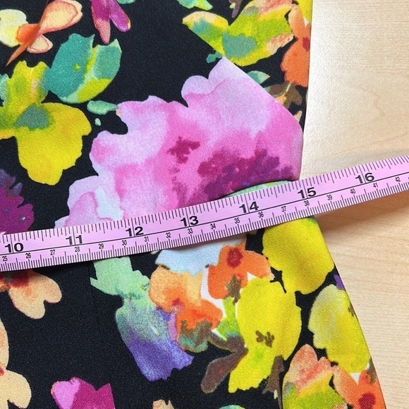 New MUSE Floral Sleeveless Sheath Day to Night Shift Dress Size 8 - Picture 7 of 8